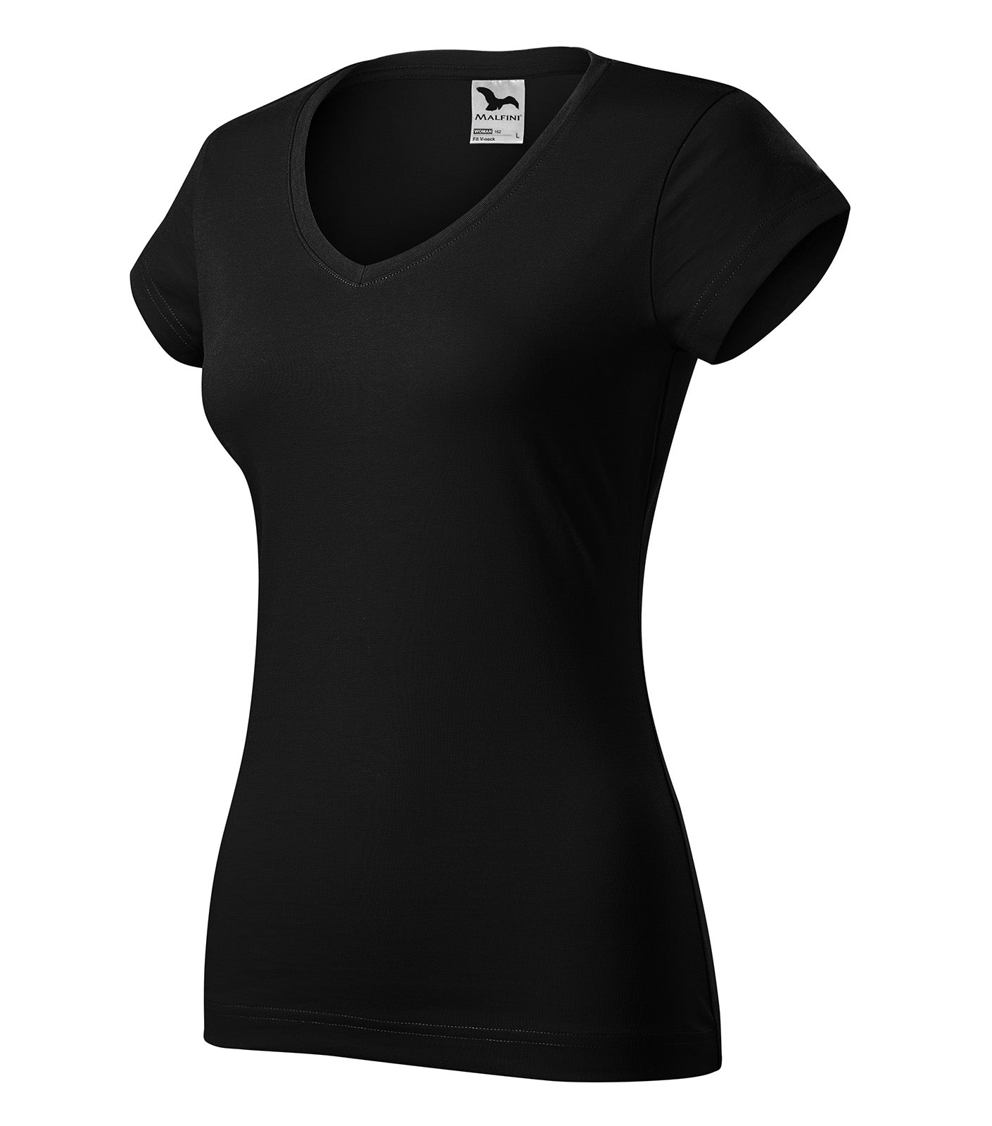 MALFINI T-SHIRT LADIES FIT V-NECK 162