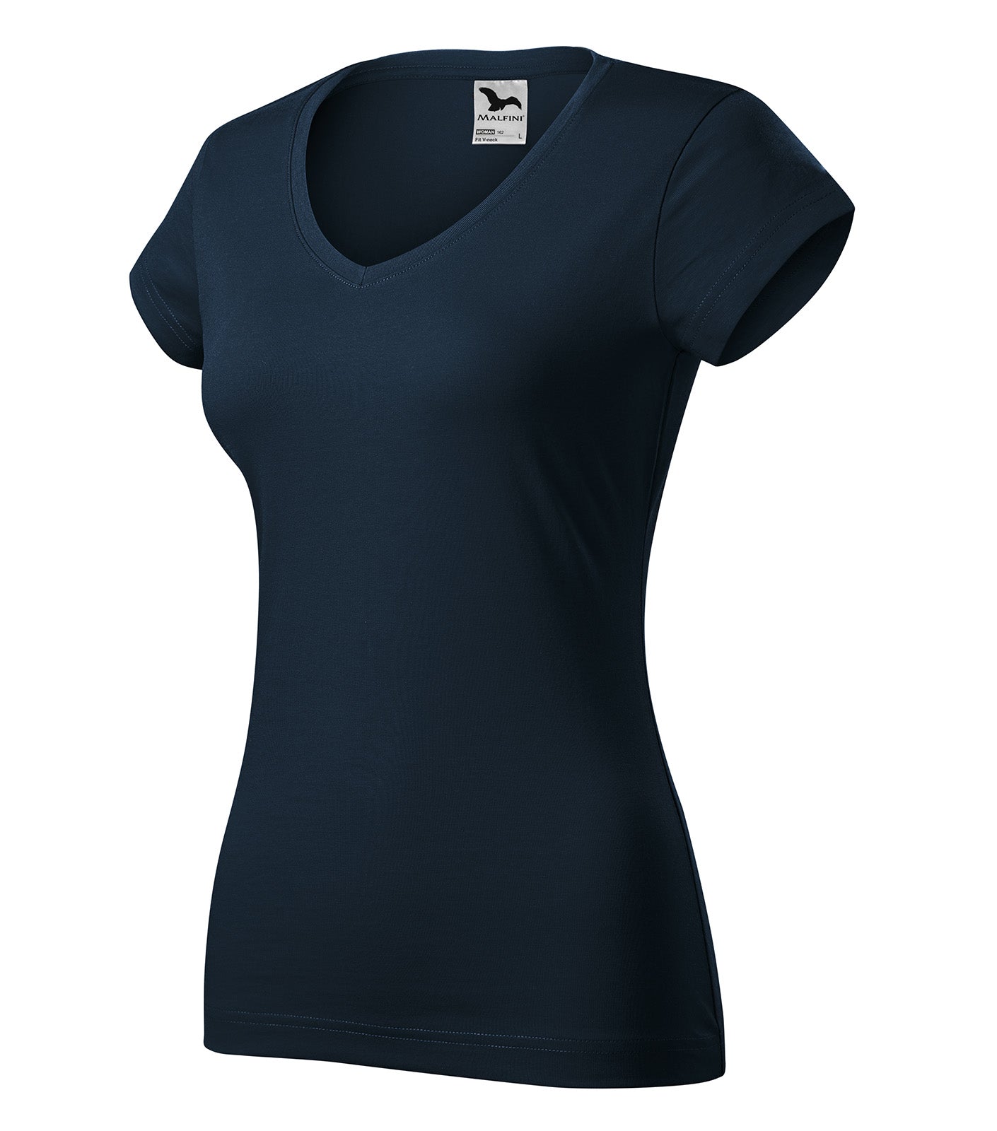 MALFINI T-SHIRT LADIES FIT V-NECK 162