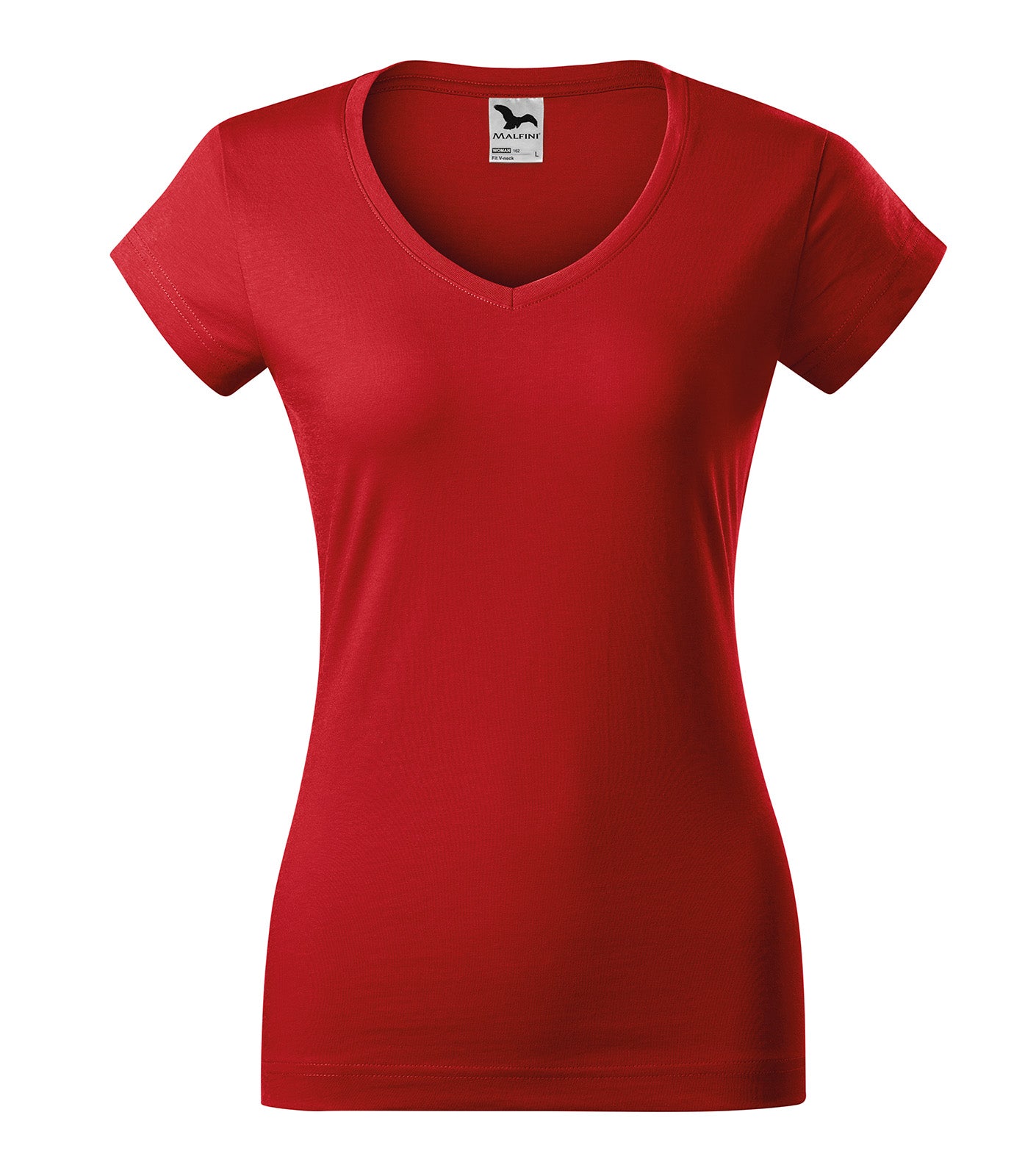 MALFINI T-SHIRT LADIES FIT V-NECK 162