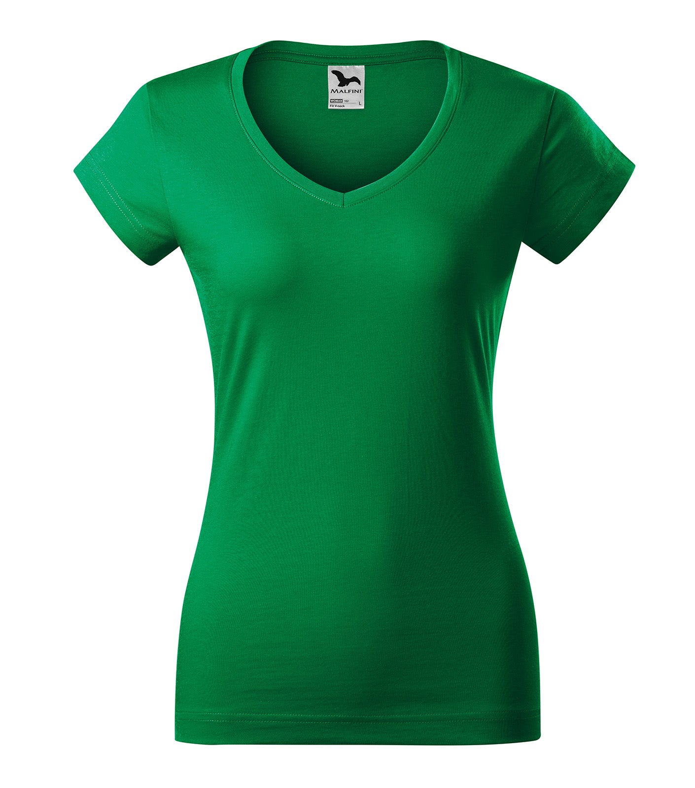 MALFINI T-SHIRT LADIES FIT V-NECK 162