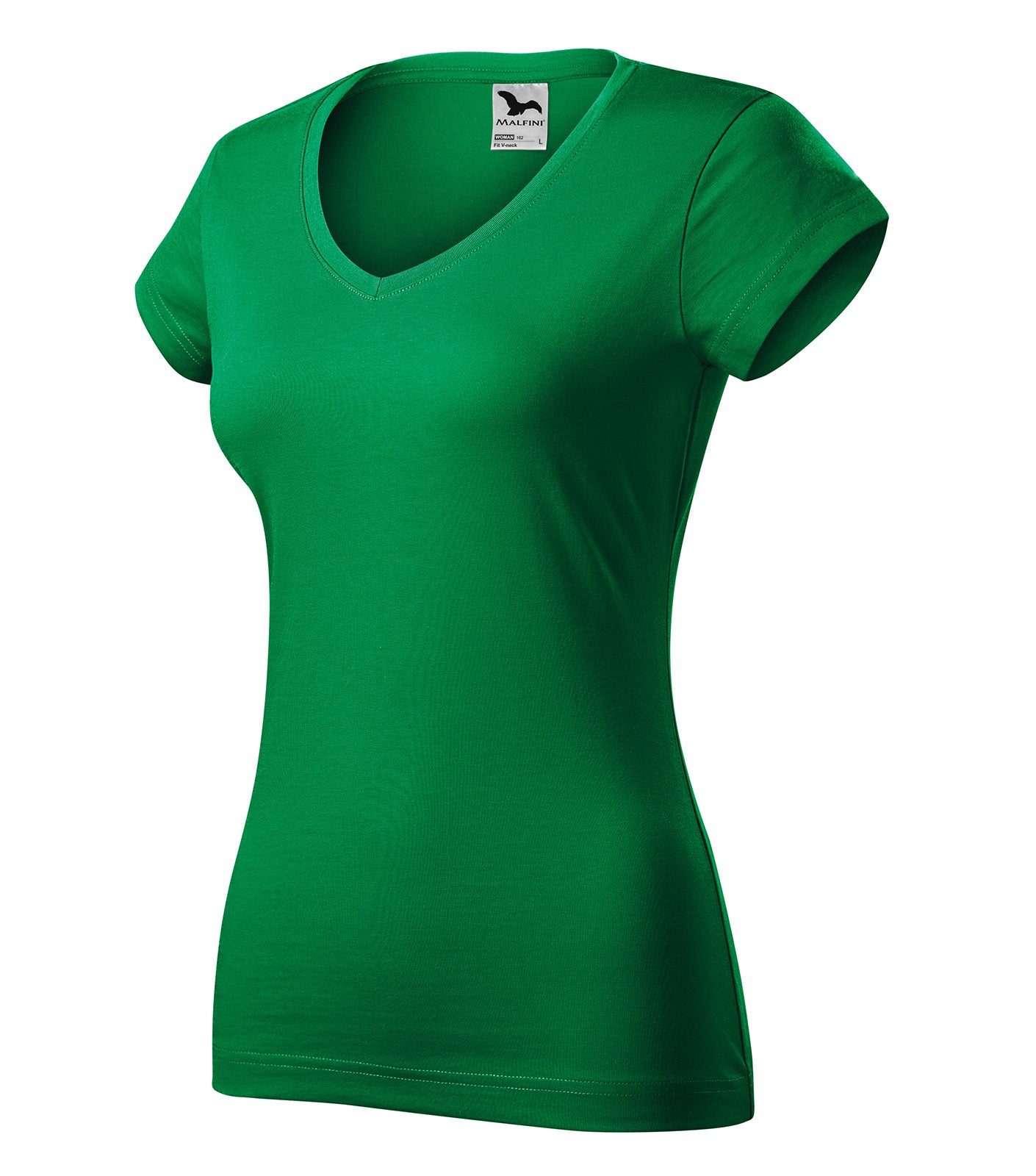 MALFINI T-SHIRT LADIES FIT V-NECK 162