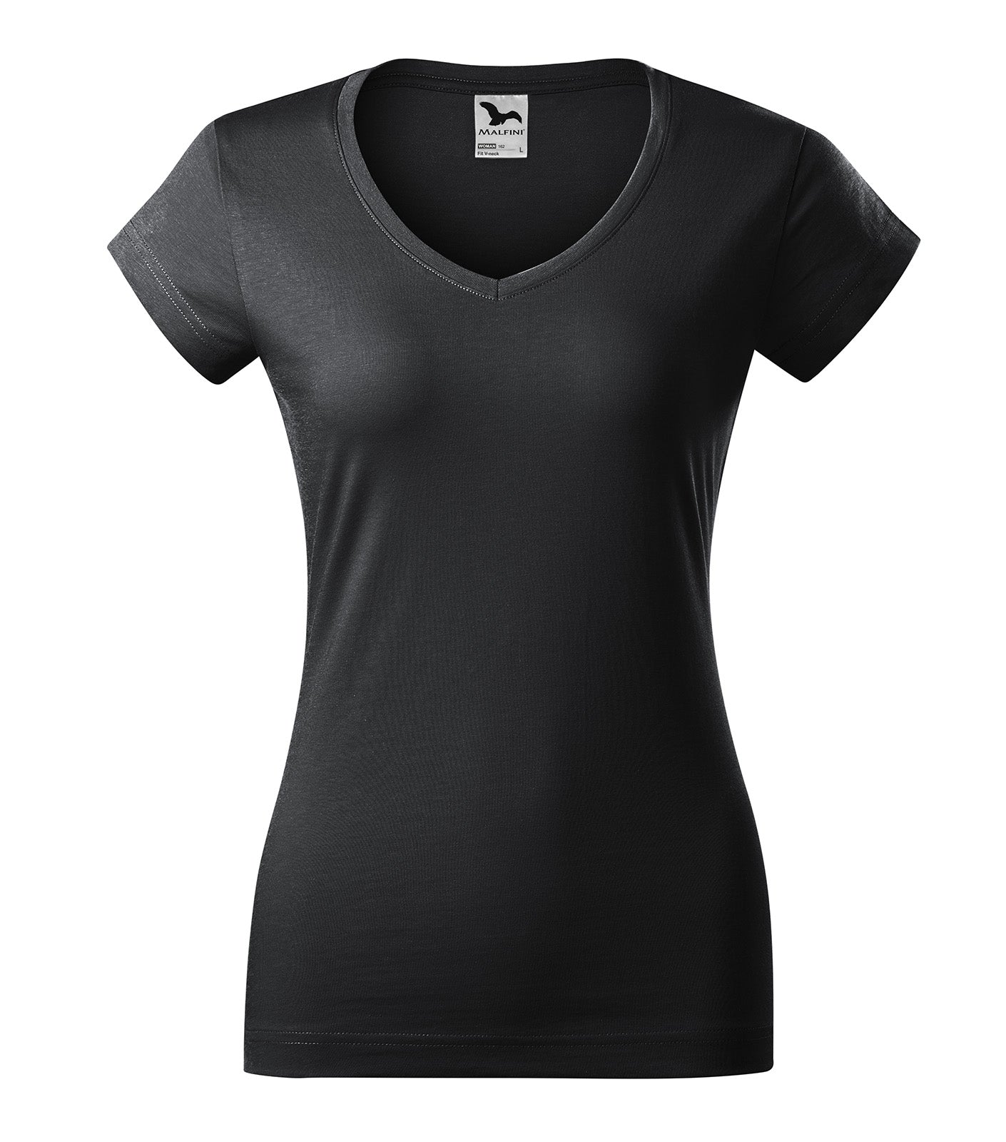 MALFINI T-SHIRT LADIES FIT V-NECK 162