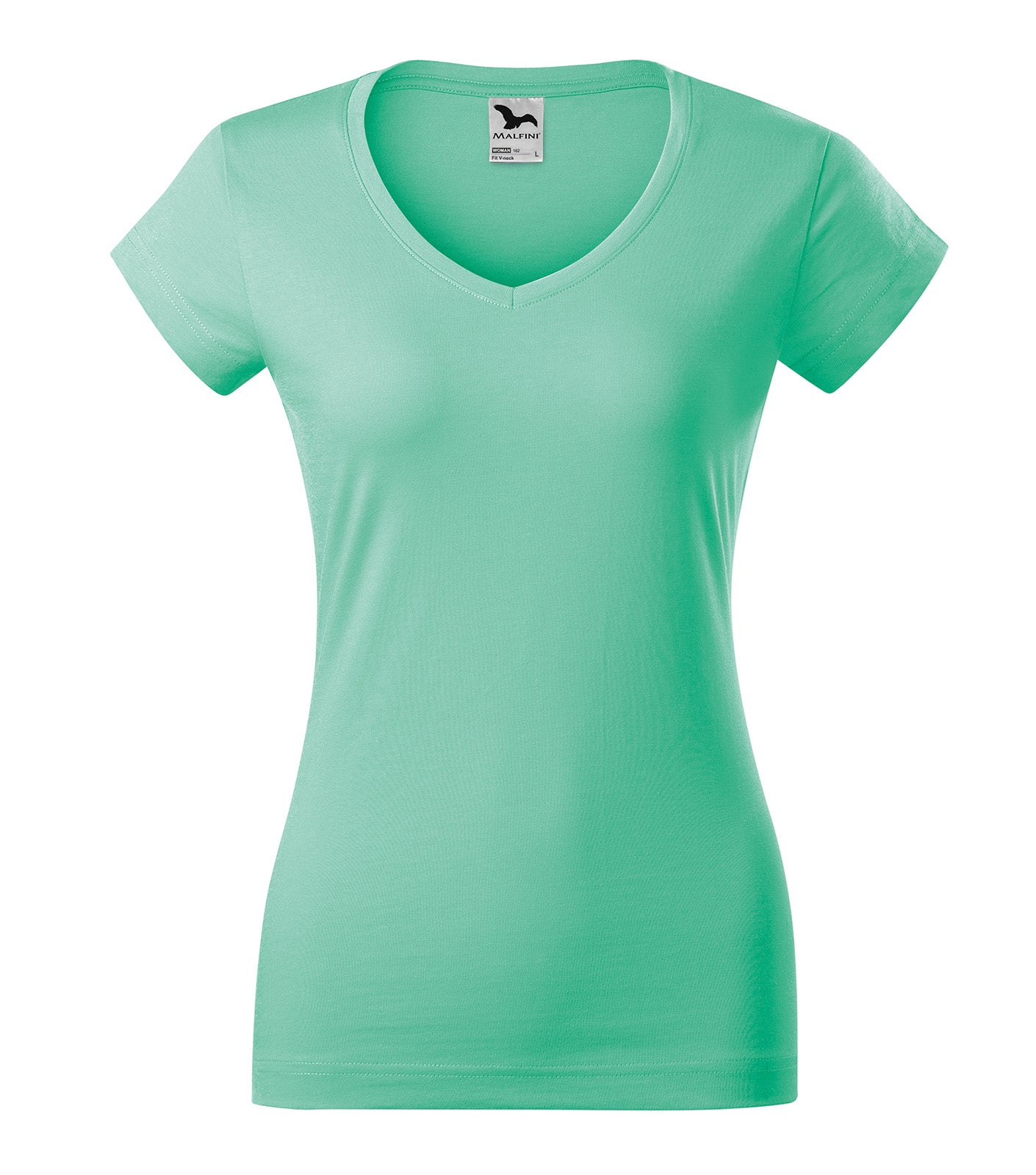 MALFINI T-SHIRT LADIES FIT V-NECK 162