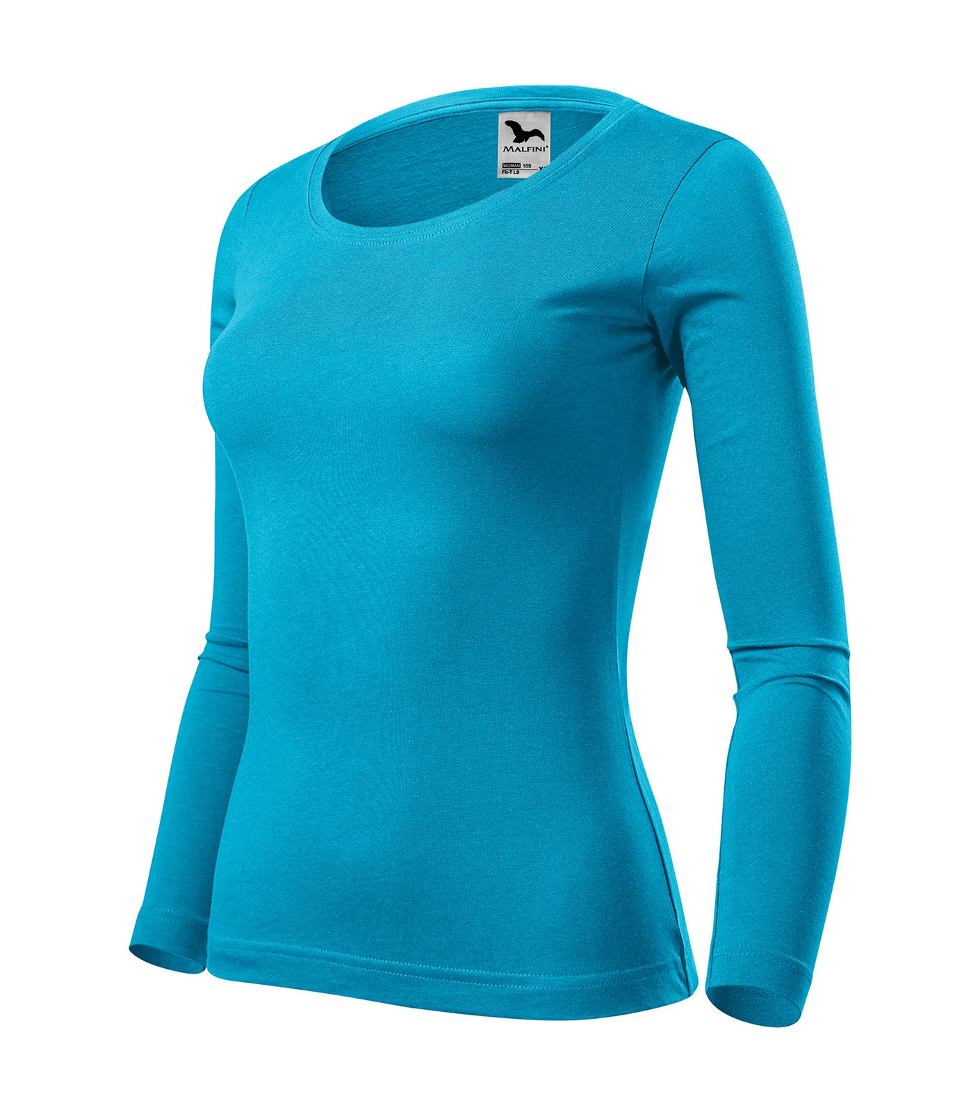 MALFINI T-SHIRT LADIES FIT-T LS 169