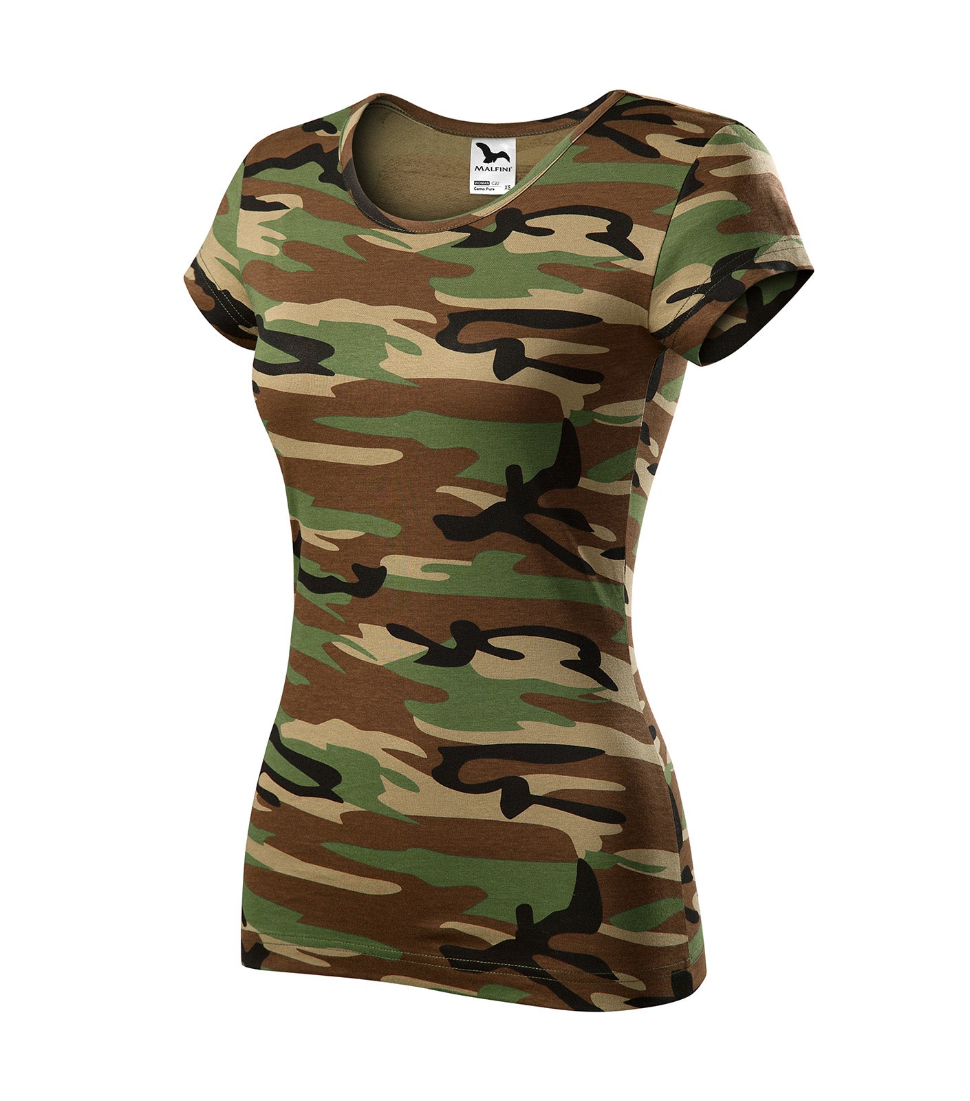 MALFINI T-SHIRT LADIES CAMO PURE C22