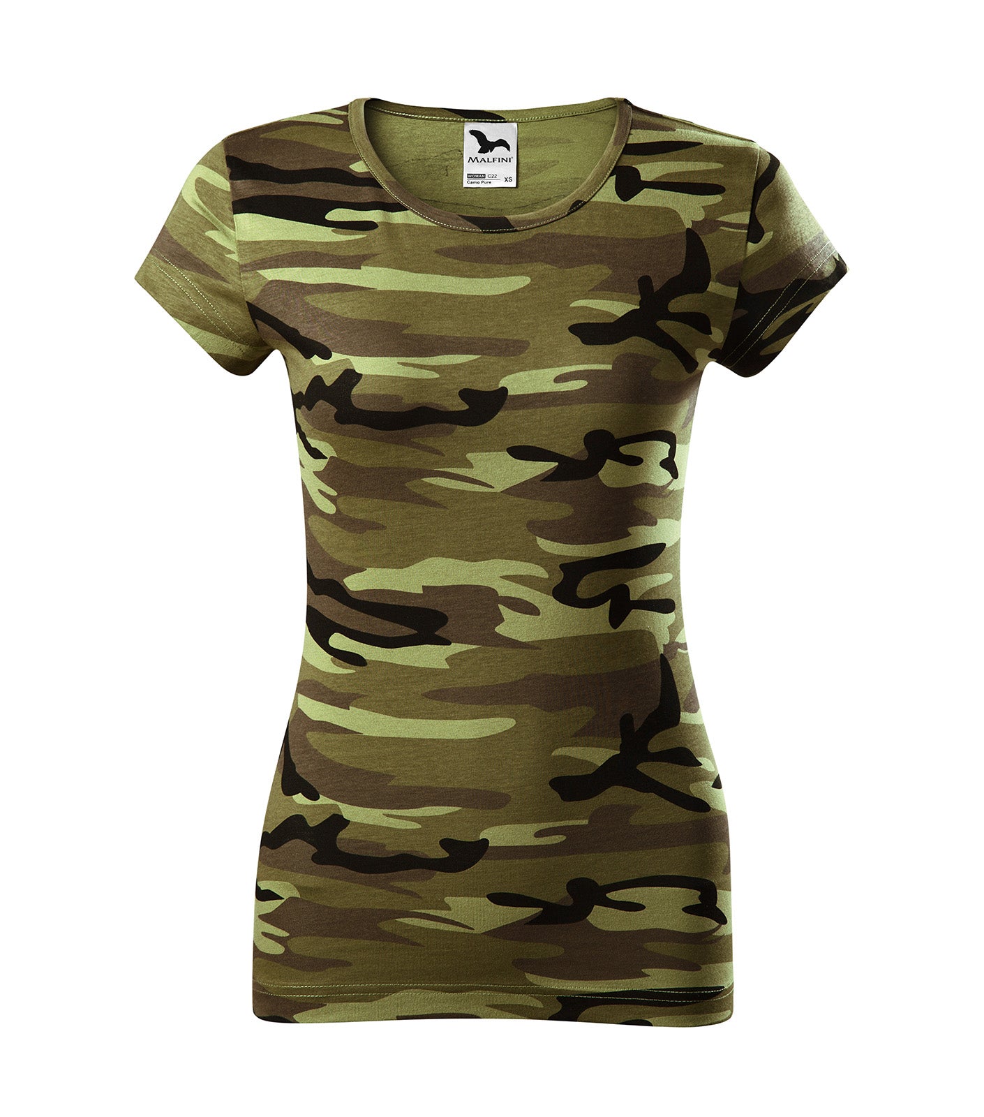 MALFINI T-SHIRT LADIES CAMO PURE C22