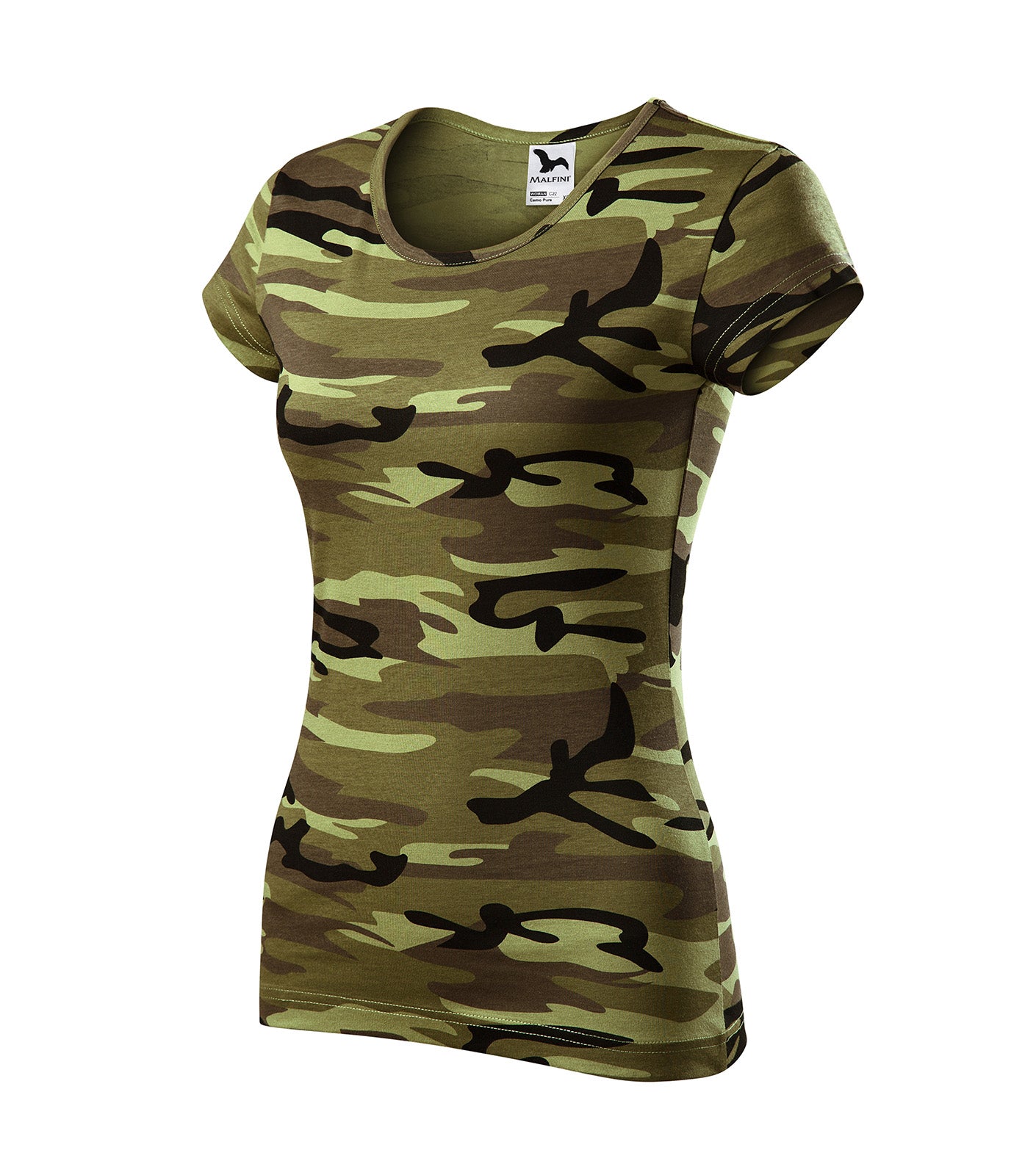 MALFINI T-SHIRT LADIES CAMO PURE C22